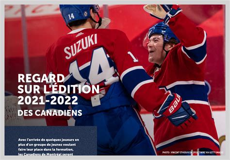 Lédition 2021 2022 Des Canadiens La Presse
