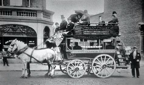 1886 Clapham To Putney Omnibus Victorian London London