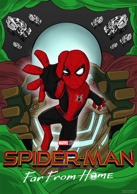 Artstation Spider Man Far From Home Fan Art Poster