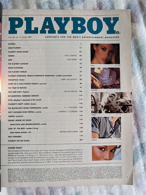 Playboy Magazine May Vanna White Playmate Kymberly Paige