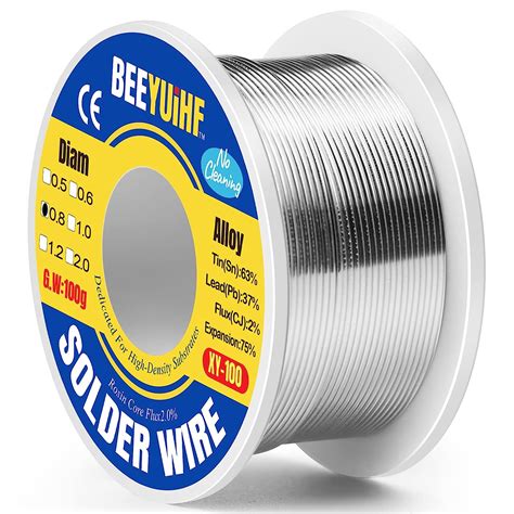 Beeyuihf Rosin Core Solder Wire 63 37 Soldering Wiring 6337 Welding
