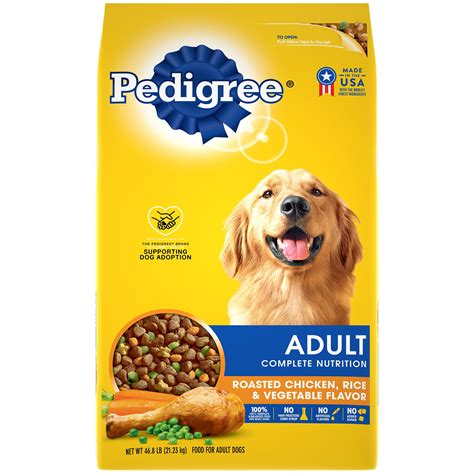 Pedigree Roasted Chicken Rice And Vegetable Flavor Dry Dog Food For