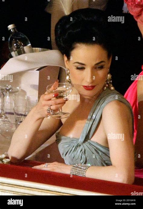 U S Burlesque Artist Dita Von Teese Attends The Traditional Opera Ball At The Opera House In