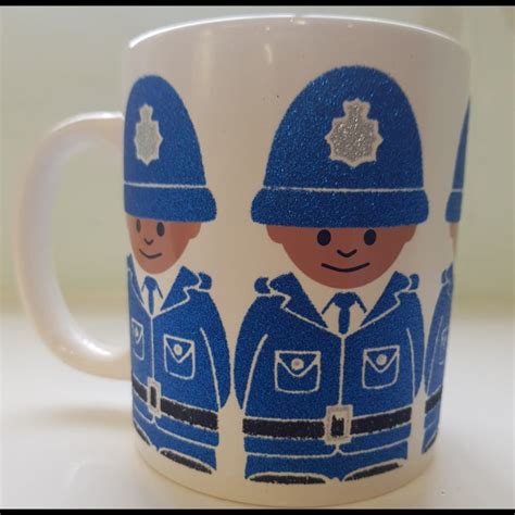 Mug Glitter Policeman West Midlands Police Museum
