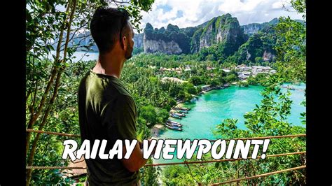 Railay Beach In Krabi Thailand Railay Viewpoint Hike And Caves