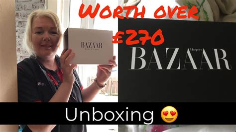 Harpers Bazaar Beauty Box Unboxing Worth £270 Youtube