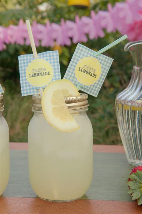 Lemonade Stand Party Theme Photos By Miss Ann Lemonade Stand Party