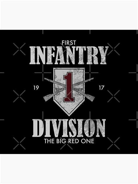 Big Red One 1st Infantry Division Distressed Poster For Sale By