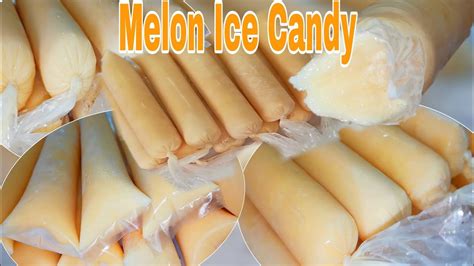 melon ice candy how to make ice candy youtube