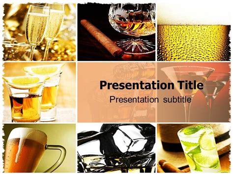 Powerpoint Backgrounds Alcohol