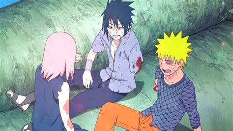 Naruto And Sasuke Lose Their Arms Final Battle Youtube