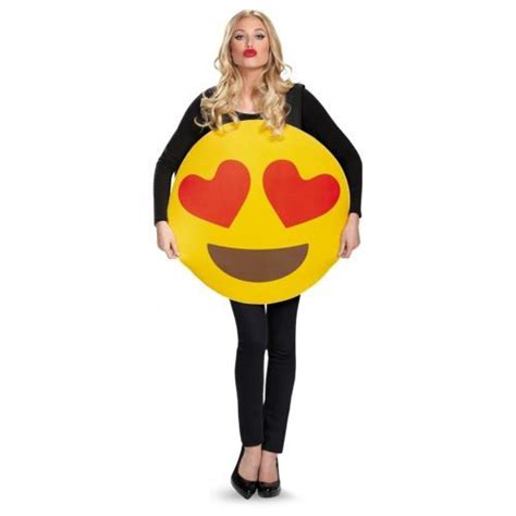 Emoji Costume Adult Funny Emoticon Smiley Face Halloween Fancy Dress
