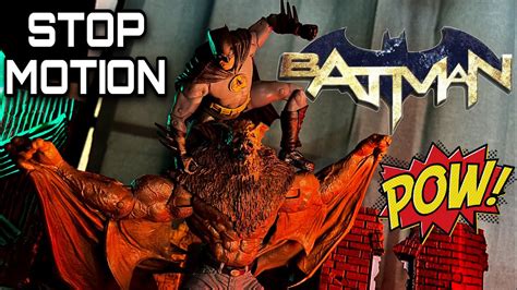 Stop Motion Batman Vs Man Bat Halloween Special Youtube