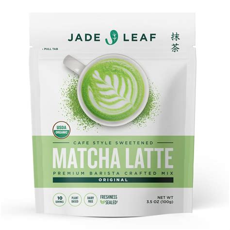 Jade Leaf Matcha Organic Japanese Matcha Latte Mix Powdered Tea 35