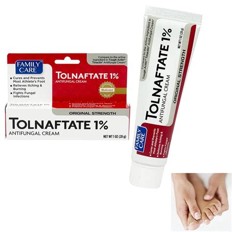 Athletes Foot Antifungal Cream Treatment Tolnaftate 1 Relieves