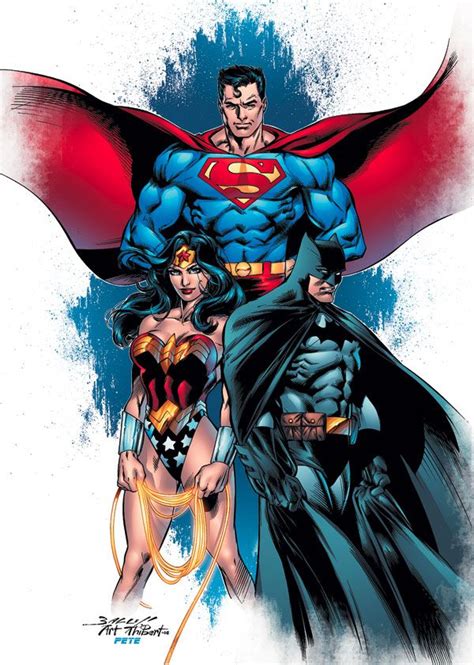 Dc Trio Superman Wonderwoman Batman Dc Comics Art Superhero Dc