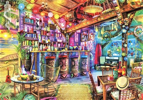 Solve Tiki Beach Hut Jigsaw Puzzle Online With 117 Pieces