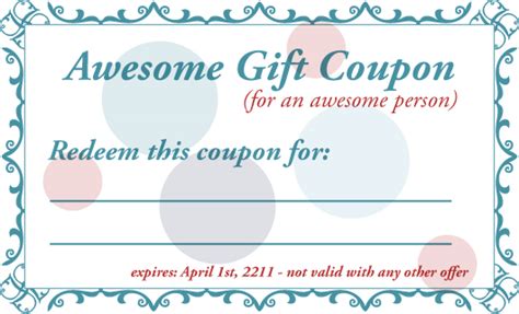 I would purchase a gift card again. 8 Best Printable Babysitting Voucher Template - printablee.com