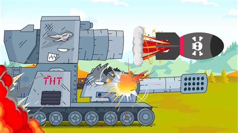 Tanks Attacked The Enemy Tank For Kids World Of Tanks Cartoon