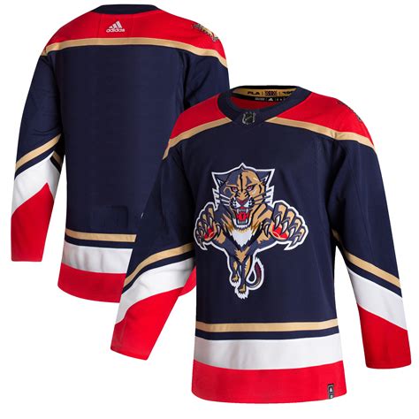 Mens Florida Panthers Adidas Navy 202021 Reverse Retro Authentic Jersey