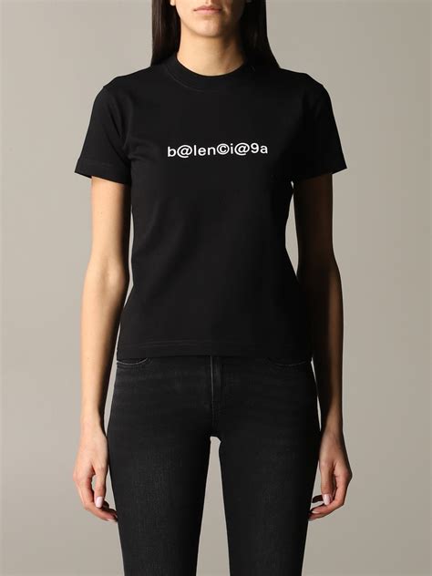 Balenciaga T Shirt Women Black T Shirt Balenciaga 612964 Tiv50 Gigliocom
