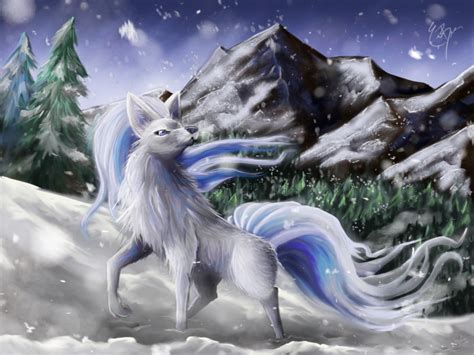 Alolan Ninetales By Em Breon On Deviantart