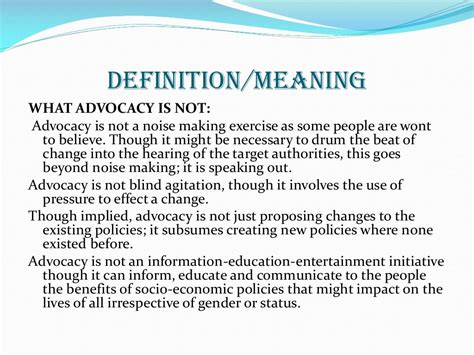 Essential Elements Of Advocacy