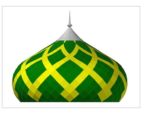 Cara Menggambar Kubah Masjid Dengan Sketchup Texture 3d Imagesee