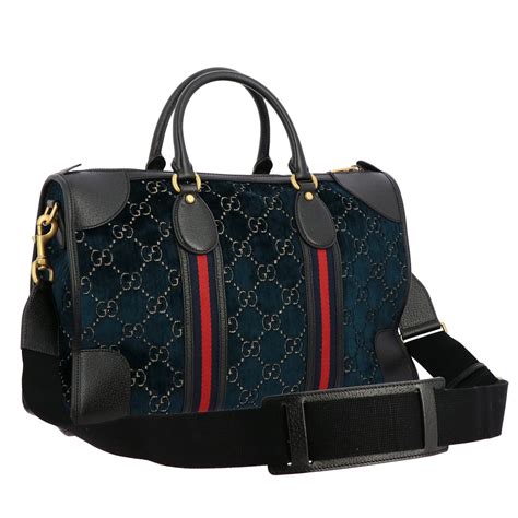 Gucci Bags Men Travel Bag Gucci Men Blue Travel Bag Gucci 574966