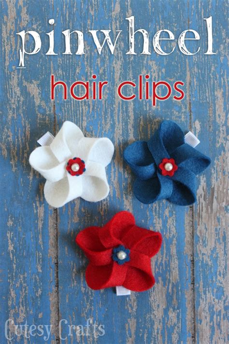 Diy 4th Of July Hair Bows Cutesy Crafts