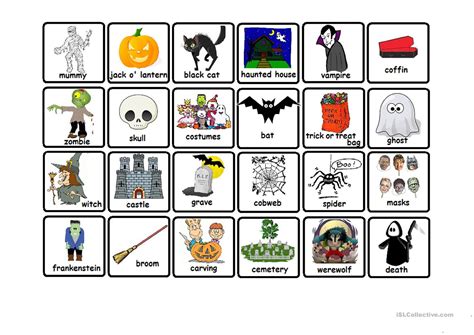 Halloween Memory Game Worksheet Free Esl Printable Worksheets Made By Teachers