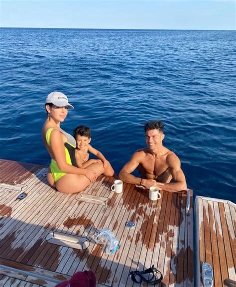 Cristiano Ronaldo Flaunts Huge Yacht As He Enjoys Holiday With Partner Georgina Rodriguez