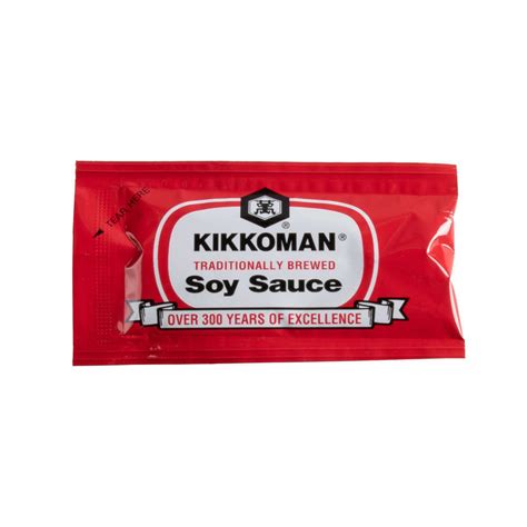 Kikkoman Soy Sauce Packets 6 Ml 500case