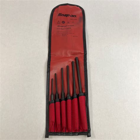 Snap On 6 Pc Long Pin Punch Set Ppcl60bk Shop Tool Swapper
