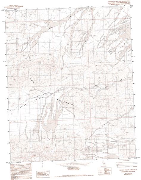 Hidden Valley East Topographic Map 124000 Scale California