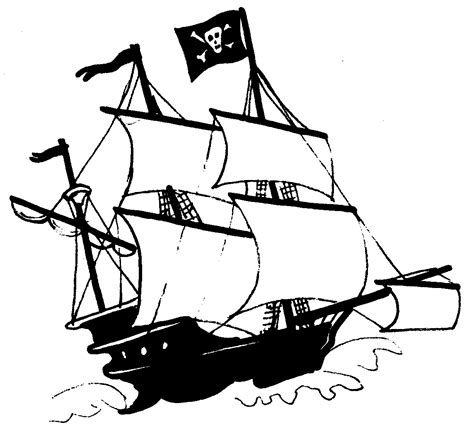 Pirate Ship Art Clipart Best