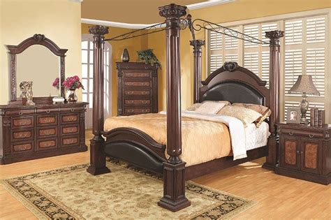 Buy direct from the manufacturer and enjoy big savings! Grand Bahama Flotation Waterbed Bedroom Furniture | Canopy ...
