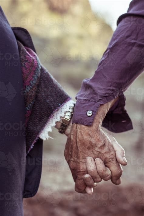 Image Of Elderly Couple Holding Hands Austockphoto
