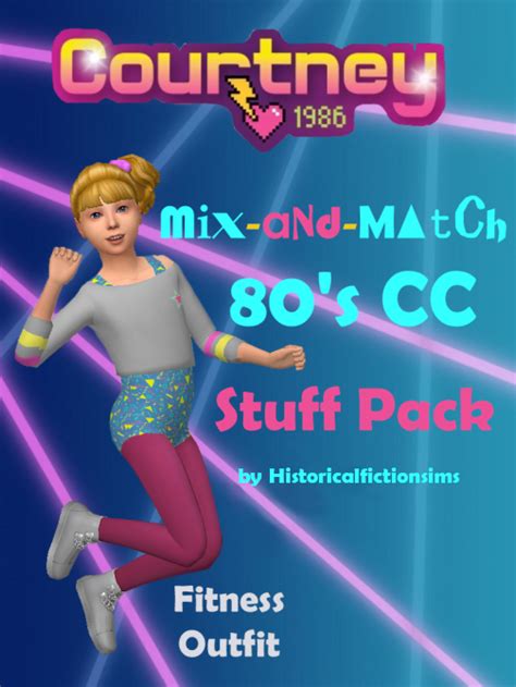 Historical Fiction Sims Courtneys Mix And Match 80s Cc Stuff Pack One Of