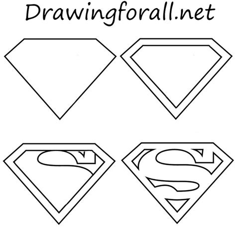 How To Draw The Superman Logo Superman Drawing Sketch Notes Doodles