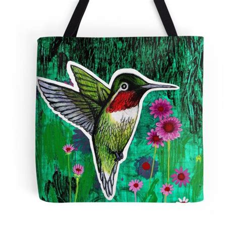 The Hummingbird Tote Bag By Genevieve Esson Tote Bag Bags Small Bags