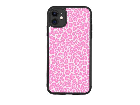 Pink Cheetah Print Phone Case Cheetah Printanimal Print Etsy
