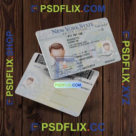 New York Driver License Psd Template Psd Hut