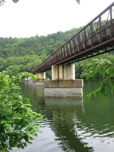 Foot Bridge Over The James River James River Footbridge Appalachian