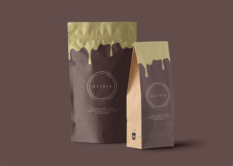 Free Paper Coffee Packaging Mockup Freebies Mockup