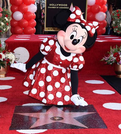 Minnie Mouse Gets A Star On Hollywood Walk Of Fame