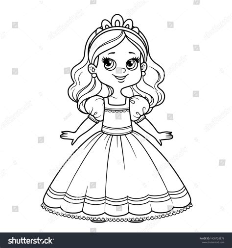 22318 Princesses Line Drawings Images Stock Photos 3d Objects