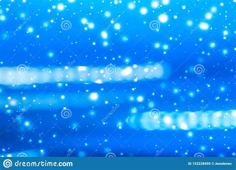 Winter Holiday Abstract Background Glowing Snow And Magic