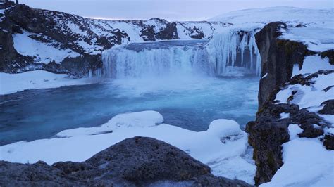 Icelands Stunning Godafoss Waterfall In Stock Footage Sbv 321925311