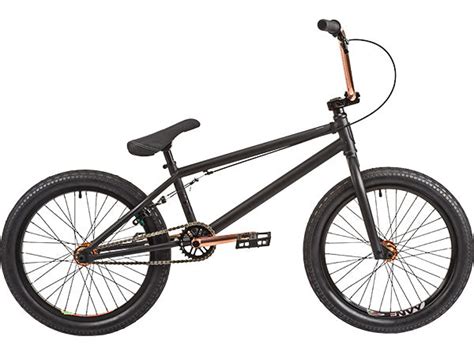 dk x model 20 bmx bike matte black copper jandr bicycles inc
